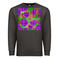 Smoke Mardi Gras leopard Seamless Pattern Premium Sweatshirt - FaDigitalArtStudio