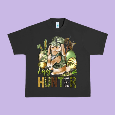 Egg Hunter Urban Heavy Tee Designed By Bundleandbundleshop