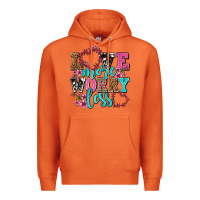 Carrot love more worry less olivia Premium Hoodie - OliviaCreatesArt