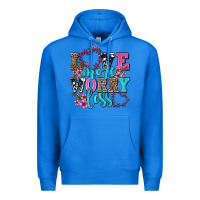 True Royal love more worry less olivia Premium Hoodie - OliviaCreatesArt