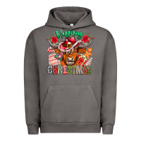 Pigment Tornado Happy Christmas Cow Urban Hoodie - CowhideDigitalArt