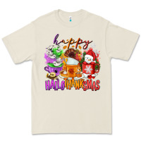 Bone Happy Hallothanksmas coffee cups Premium Tee - NancyCooperArtShop