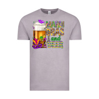 Vintage Zinc Mardi Gras and beer Vintage Tee - BundleAndBundleShop