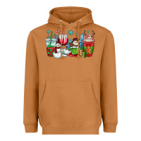 Meerkat christmas snowman coffee cups Heavyweight Hoodie - OliviaCreatesArt