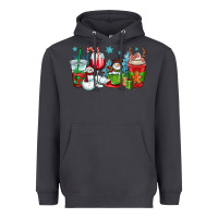 Smoke christmas snowman coffee cups Heavyweight Hoodie - OliviaCreatesArt
