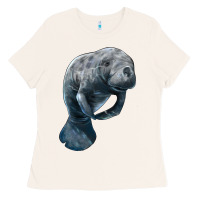 Bone Manatee Illustrations Ladies Tee - LillyAllenDesigns
