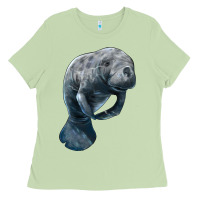 Matcha Manatee Illustrations Ladies Tee - LillyAllenDesigns