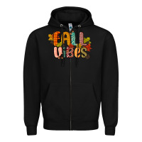 Black fall vibes Zipper Hoodie - CowGirlArtShop