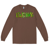 Chestnut st. patrick's day lucky with clovers and horseshoe Long Sleeve Tee - RanaPortraitStore