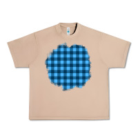 Burro Winter Tartan Patch Urban Heavy Tee - BundleAndBundleShop