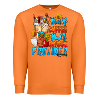 Carrot Half coffee half daycare provider Premium Sweatshirt - FaDigitalArtStudio