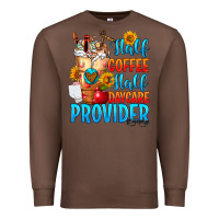 Chestnut Half coffee half daycare provider Premium Sweatshirt - FaDigitalArtStudio