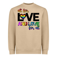 Mushroom All For Love And Love For All Heavyweight Sweatshirt - Bettercallsaul