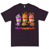 Plum Happy Hallothanksmas coffee cups Premium Tee - NancyCooperArtShop