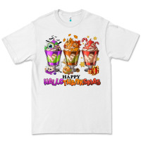 White Happy Hallothanksmas coffee cups Premium Tee - NancyCooperArtShop