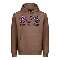 Chestnut peace love racing Premium Hoodie - JahusDesignShop