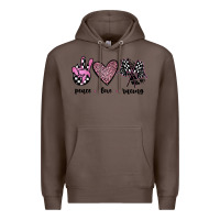 Coffee peace love racing Premium Hoodie - JahusDesignShop