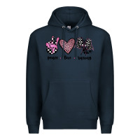 Navy peace love racing Premium Hoodie - JahusDesignShop