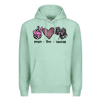 Seafoam peace love racing Premium Hoodie - JahusDesignShop