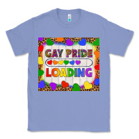 Colony Blue Gay Pride Loading LGBTQ Tumbler Classic Tee - BundleAndBundleShop