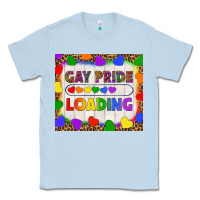 Dusty Blue Gay Pride Loading LGBTQ Tumbler Classic Tee - BundleAndBundleShop