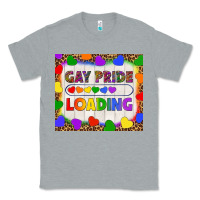 Heather Grey Gay Pride Loading LGBTQ Tumbler Classic Tee - BundleAndBundleShop