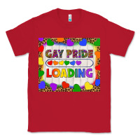 Red Gay Pride Loading LGBTQ Tumbler Classic Tee - BundleAndBundleShop