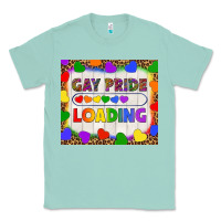 Seafoam Gay Pride Loading LGBTQ Tumbler Classic Tee - BundleAndBundleShop