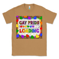 Toasted Coconut Gay Pride Loading LGBTQ Tumbler Classic Tee - BundleAndBundleShop