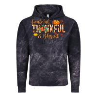 Cloud Black grateful thankful and blessed Vintage Hoodie - MaliasSmallBusiness