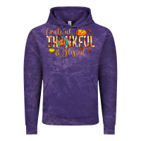 Cloud Purple grateful thankful and blessed Vintage Hoodie - MaliasSmallBusiness