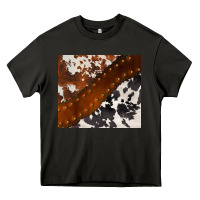 Asphalt cowhide leather Heavy Core Tee - BarkalooDesign