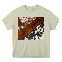 Mossy cowhide leather Heavy Core Tee - BarkalooDesign