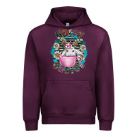 Mauve Wine Happy Easter Urban Hoodie - CowhideDigitalArt