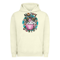 Pigment Pistachio Happy Easter Urban Hoodie - CowhideDigitalArt