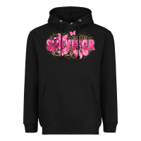 Black Survivor Breast Cancer Heavyweight Hoodie - FaDigitalArtStudio