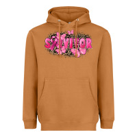 Meerkat Survivor Breast Cancer Heavyweight Hoodie - FaDigitalArtStudio