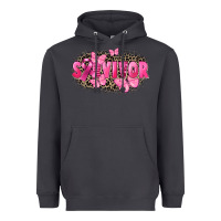 Smoke Survivor Breast Cancer Heavyweight Hoodie - FaDigitalArtStudio