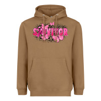 Toasted Coconut Survivor Breast Cancer Heavyweight Hoodie - FaDigitalArtStudio