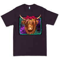 Plum halloween highland cow Premium Tee - Jasminsmagicworld
