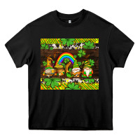 Black western st patricks gnomes Heavy Core Tee - AdoDesignShop