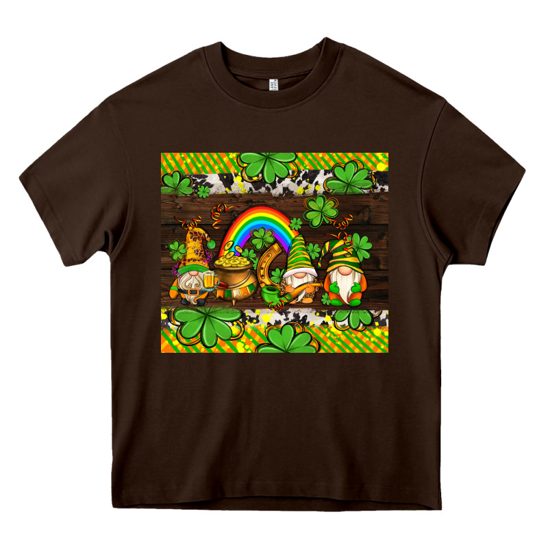 Western St Patricks Gnomes Heavy Core Tee by AdoDesignShop | Teevron