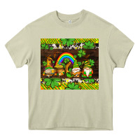 Mossy western st patricks gnomes Heavy Core Tee - AdoDesignShop