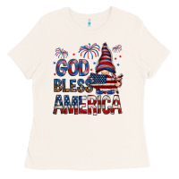 Bone god bless america Ladies Tee - NancyCooperArtShop