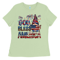 Matcha god bless america Ladies Tee - NancyCooperArtShop