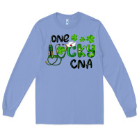 Colony Blue St. Patrick's Day One Lucky Cna Long Sleeve Tee - RanaPortraitStore