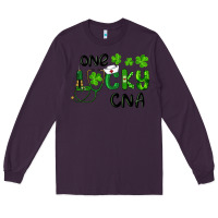 Plum St. Patrick's Day One Lucky Cna Long Sleeve Tee - RanaPortraitStore