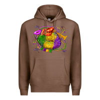 Chestnut mardi gras lips olivia Premium Hoodie - OliviaCreatesArt