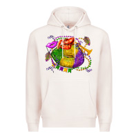 Pale Pink mardi gras lips olivia Premium Hoodie - OliviaCreatesArt