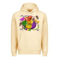 Pina Colada mardi gras lips olivia Premium Hoodie - OliviaCreatesArt